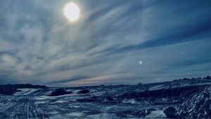 This beautiful scene from Arviat, Nunavut on the West Coast of Hudson Bay was captured by @1860 arts incubator (a Digital Greenhouse project funded by the Canada Council for the Arts) founding member Tony Eetak.